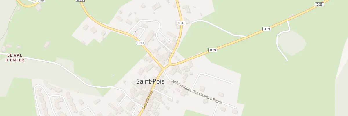 Plan du 5153 Le Bourg à Saint-Pois