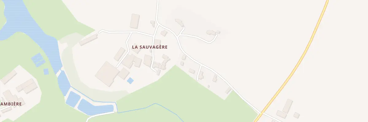 Plan du 5881 La Sauvagère à La Gaubretière