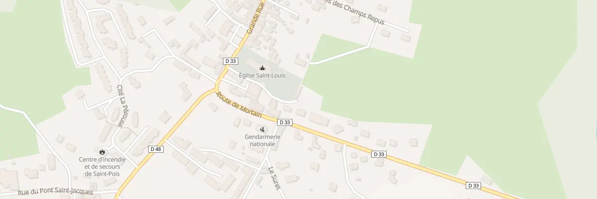 Plan du 5112 Le Bourg à Saint-Pois