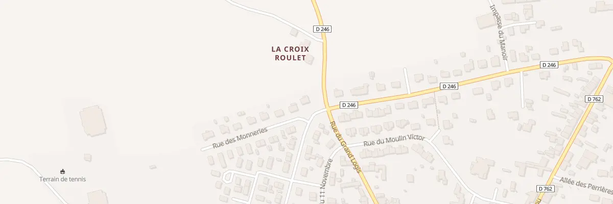 Plan du 2 Rue des Moneries à Beaupréau-en-Mauges