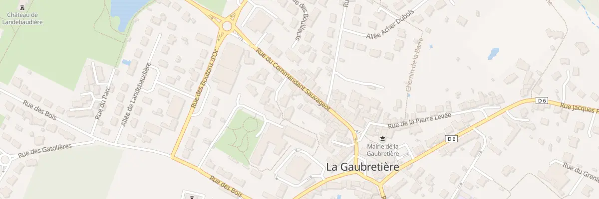 Plan du 19 Rue du Cdt Sauvageot à La Gaubretière