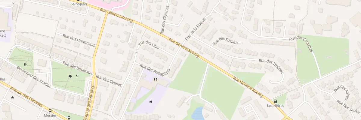Plan du 136 Rue des Aubépines à Saint-Lô