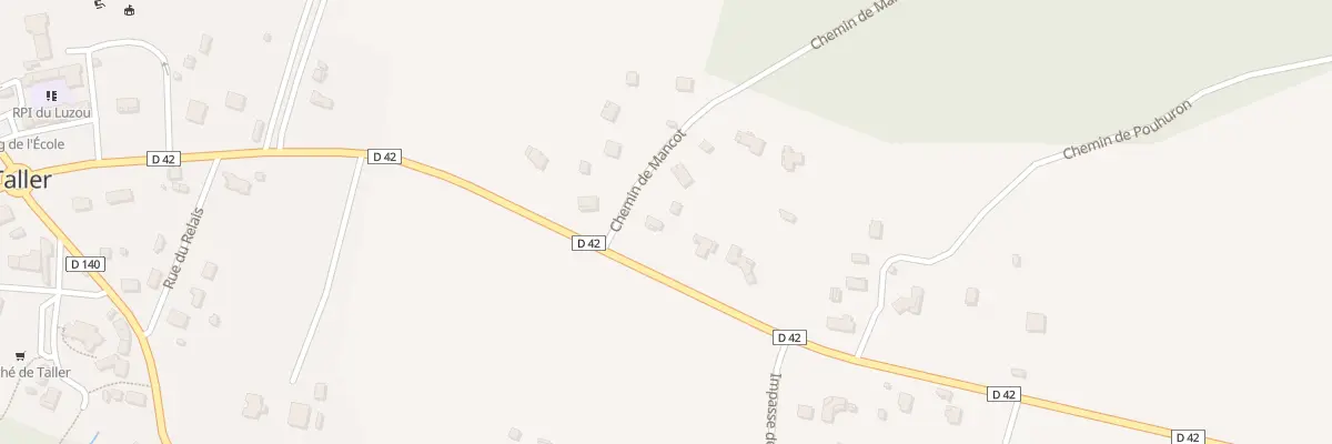Plan du 520 Che de Mancot à Taller