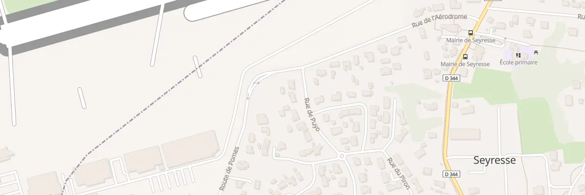 Plan du 2B Rue de Puyo à Seyresse