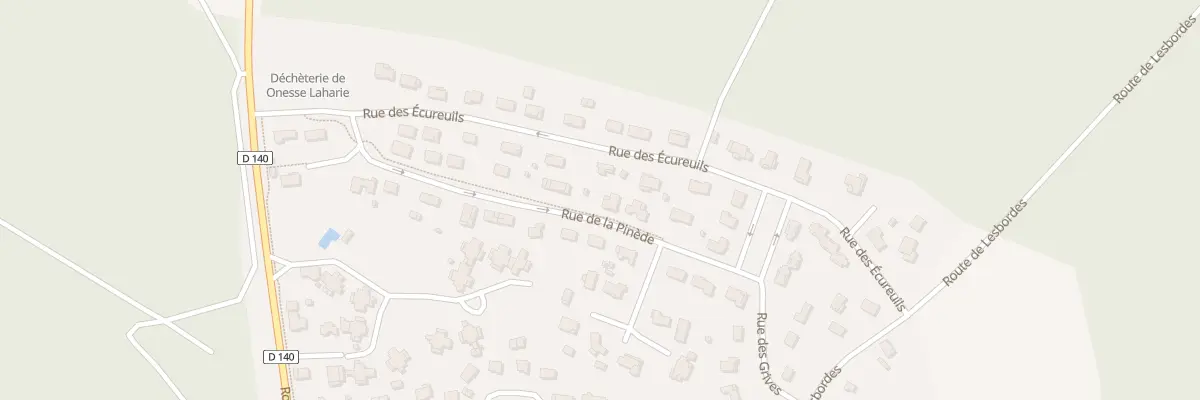 Plan du 118 Rue de la Pinede à Onesse-Laharie