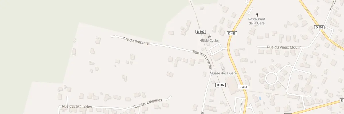 Plan du 1405 Rue du Pommier à Hourtin