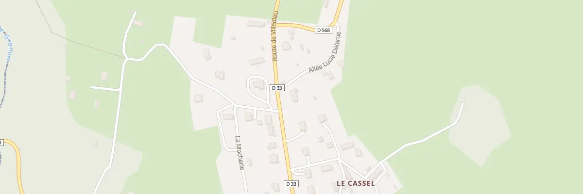 Plan du 5268 Le Cassel à Saint-Pois