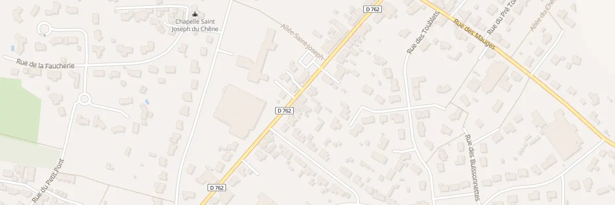 Plan du 34 Rue de Vendee (Villedieu) à Beaupréau-en-Mauges
