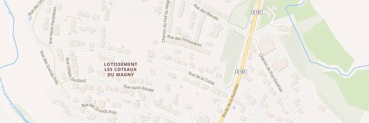 Plan du 28 Rue de la Cosse à Saint-Jean-d’Hermine