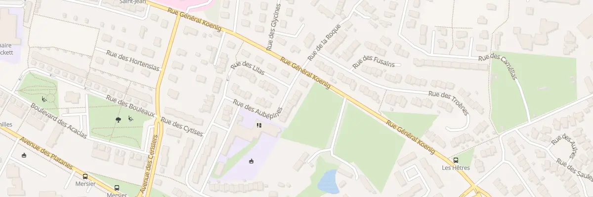 Plan du 128 Rue des Aubépines à Saint-Lô