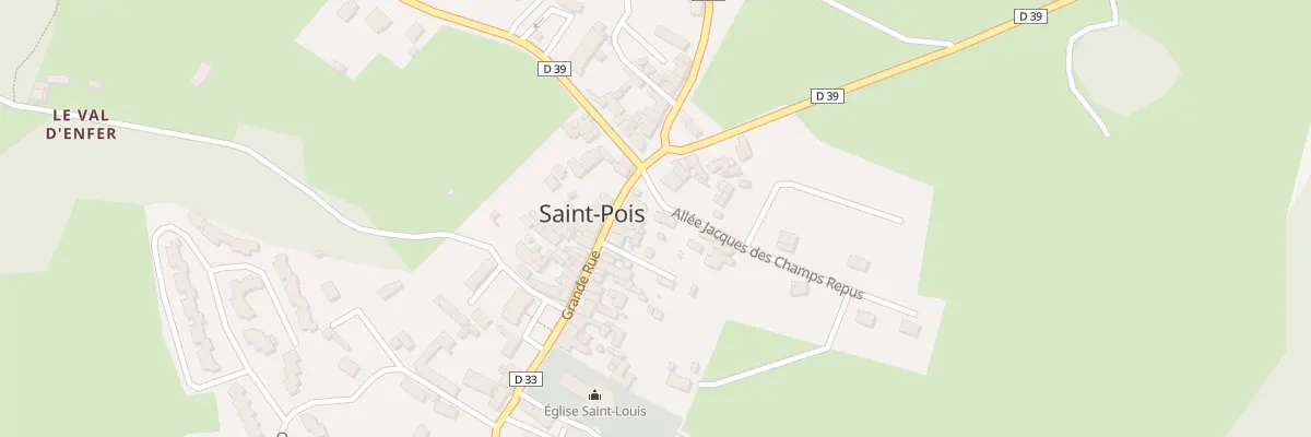 Plan du 5277 Le Bourg à Saint-Pois