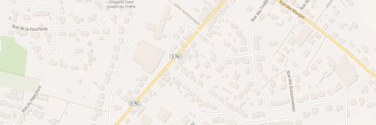 Plan du 42 Rue de Vendee (Villedieu) à Beaupréau-en-Mauges