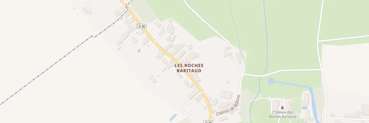 Plan du 24 Les Roches Baritaud à Saint-Germain-de-Prinçay
