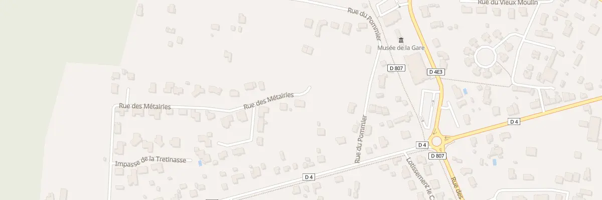 Plan du 39 Rue des Métairies à Hourtin