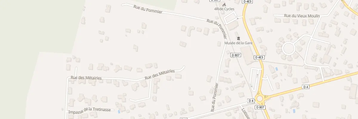 Plan du 26 Rue des Métairies à Hourtin