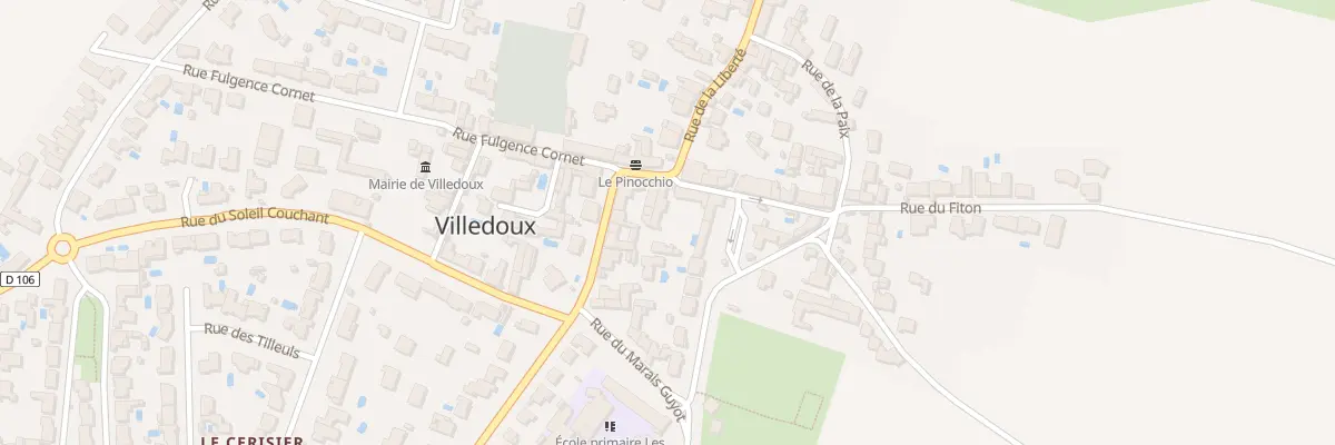 Plan du 39 Rue de la Liberté à Villedoux