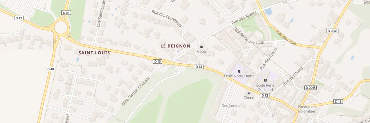 Plan du 32 Rue du Beignon à Mouchamps
