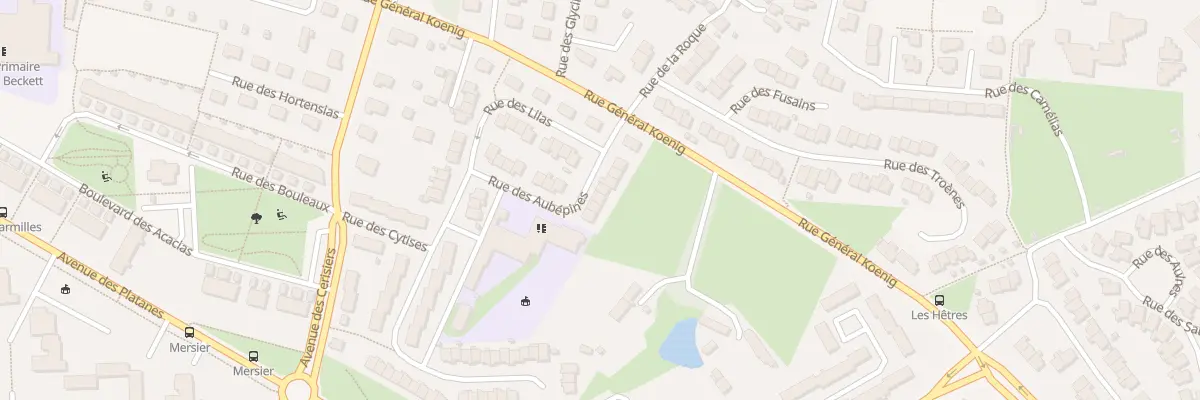 Plan du 104 Rue des Aubépines à Saint-Lô