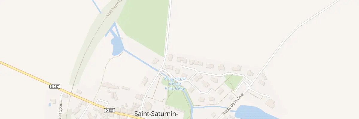Plan du 3 Lot de la Thebaudiere à Saint-Saturnin-du-Limet
