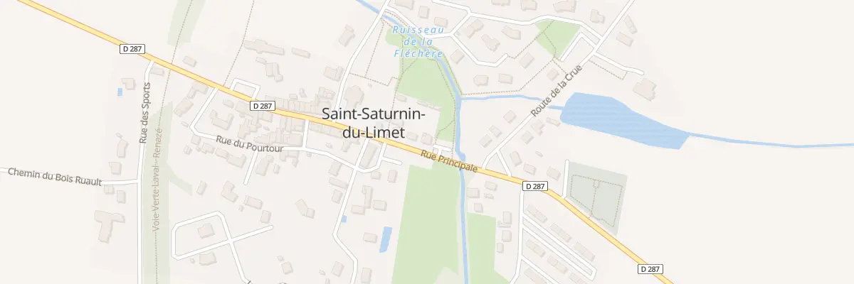 Plan du 8 Rue principale à Saint-Saturnin-du-Limet