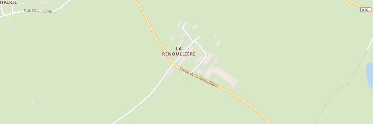 Plan du 1 Rte de la Renoulliere -Le Gast à Noues de Sienne