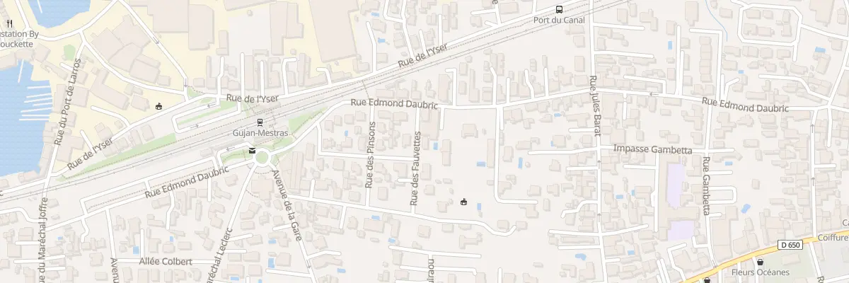 Plan du 50 Rue Edmond Daubric à Gujan-Mestras