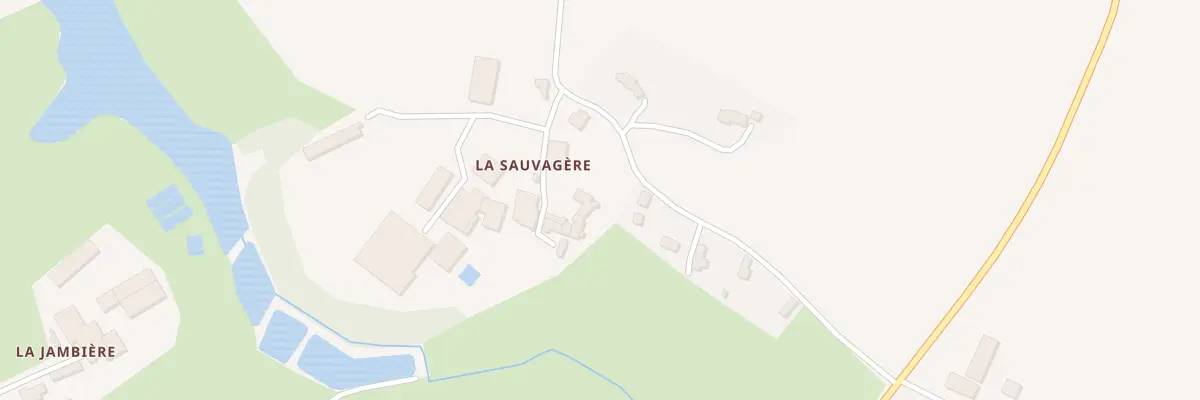 Plan du 5844A La Sauvagère à La Gaubretière