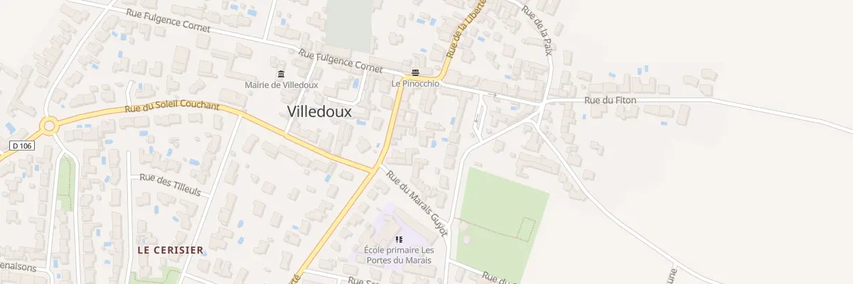 Plan du 31 Rue de la Liberté à Villedoux