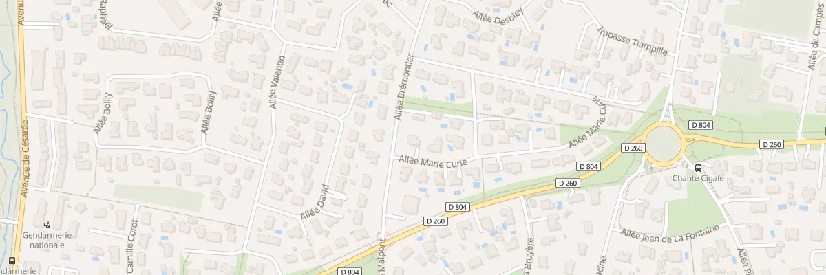 Plan du 30 All Marie Curie à Gujan-Mestras