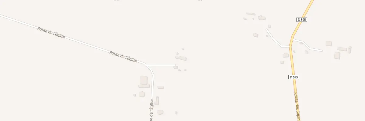 Plan du 10 Rte de l’Eglise - Chasseguey à Juvigny les Vallées