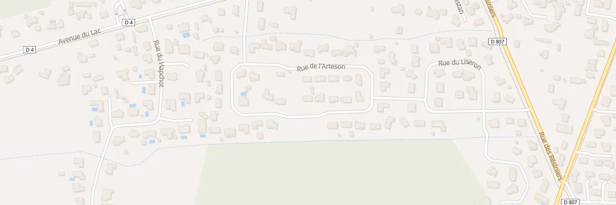 Plan du 18 Rue Brémontier à Hourtin