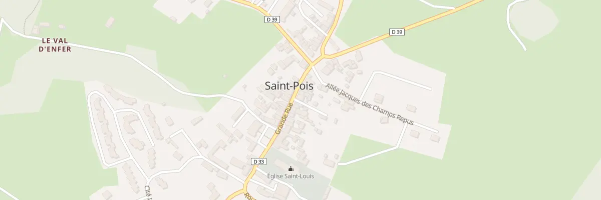 Plan du 5136 Le Bourg à Saint-Pois