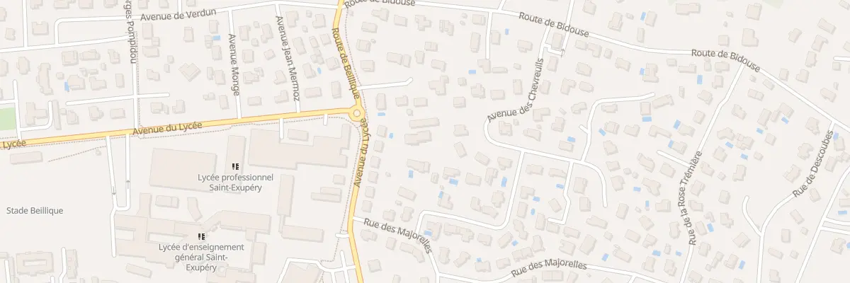 Plan du 190 Av des Chevreuils à Parentis-en-Born