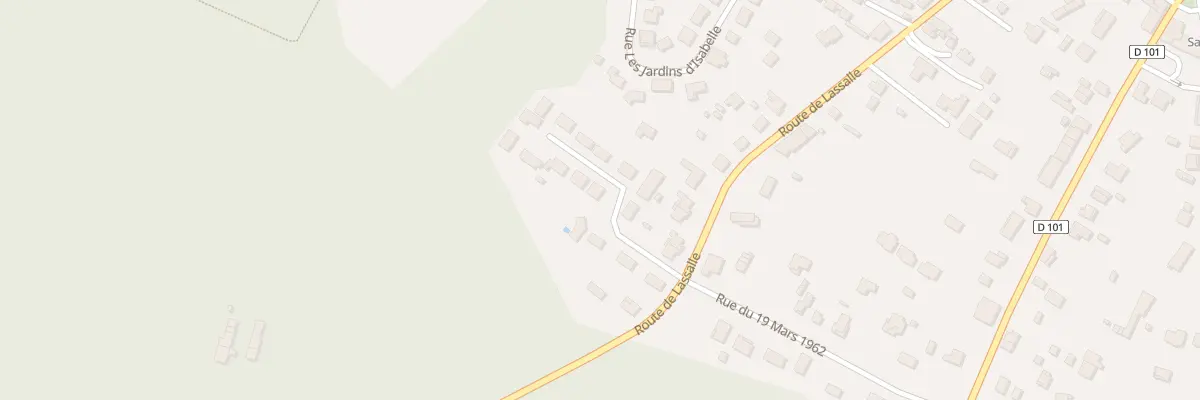 Plan du 13 Rue Les Mendes à Vendays-Montalivet