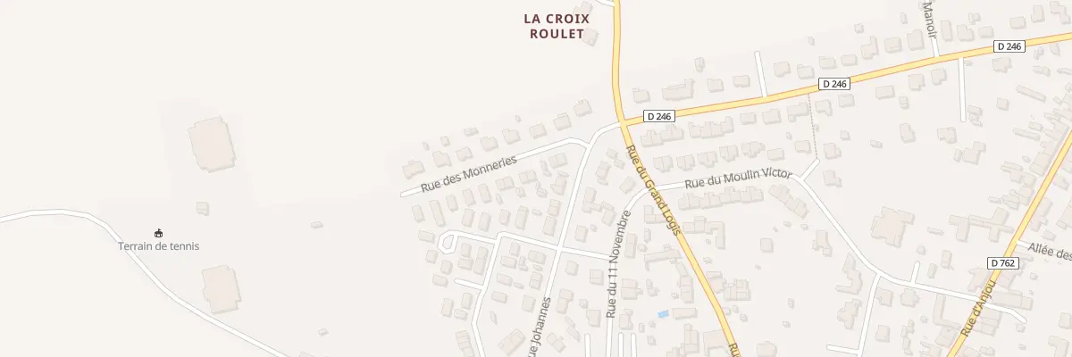 Plan du 5 Rue des Moneries à Beaupréau-en-Mauges