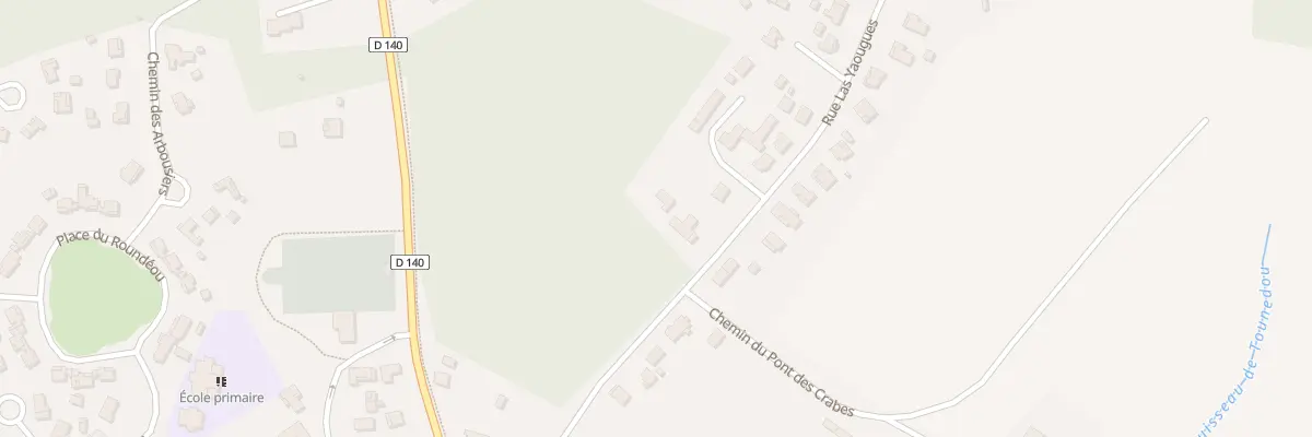 Plan du 275 Rue Las Yaougues à Onesse-Laharie