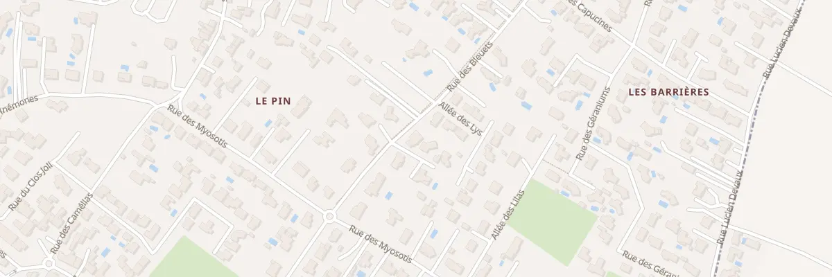 Plan du 7 Rue des Bleuets à Saint-Palais-sur-Mer