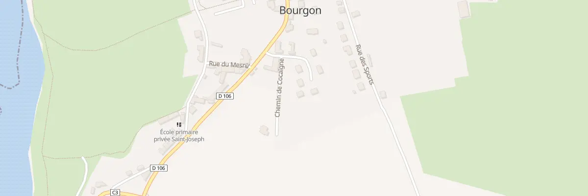 Plan du 8 Imp du Pavement à Bourgon