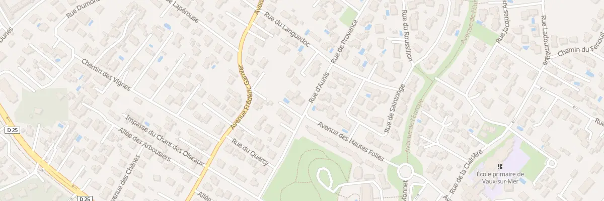 Plan du 2 Rue d’Aunis à Vaux-sur-Mer