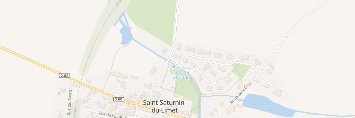 Plan du 2 Lot de la Thebaudiere à Saint-Saturnin-du-Limet