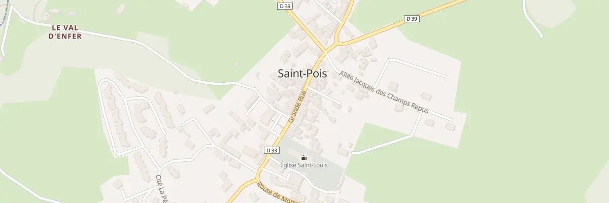 Plan du 5131 Le Bourg à Saint-Pois