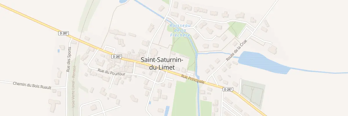 Plan du 12 Rue principale à Saint-Saturnin-du-Limet