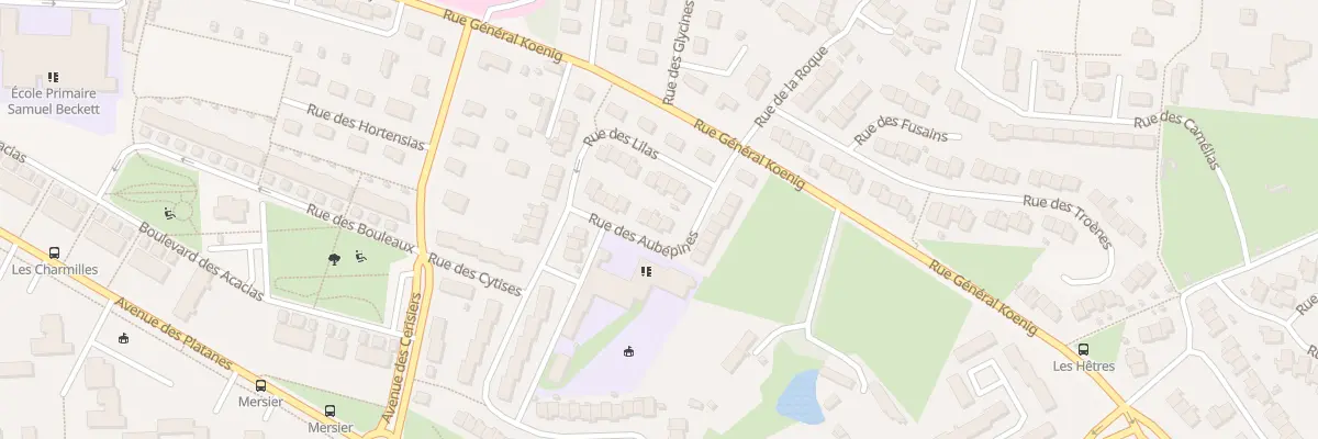 Plan du 61 Rue des Aubépines à Saint-Lô