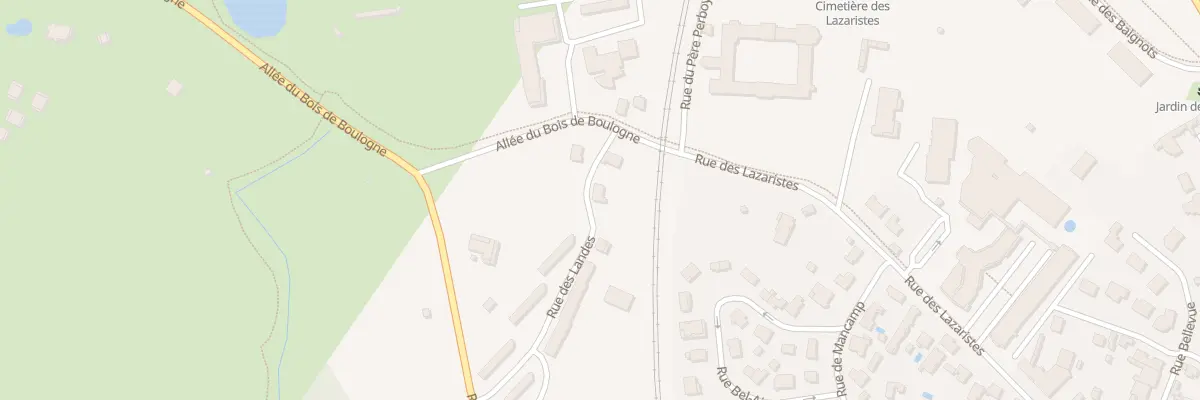 Plan du 14 Rue des Landes à Dax