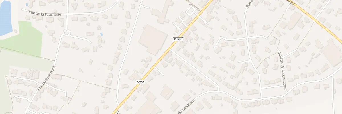 Plan du 52 Rue de Vendee (Villedieu) à Beaupréau-en-Mauges