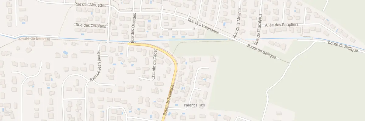 Plan du 376 Rte de Beilliques à Parentis-en-Born