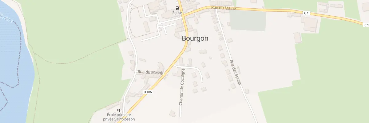 Plan du 11 Rue d’Anjou à Bourgon