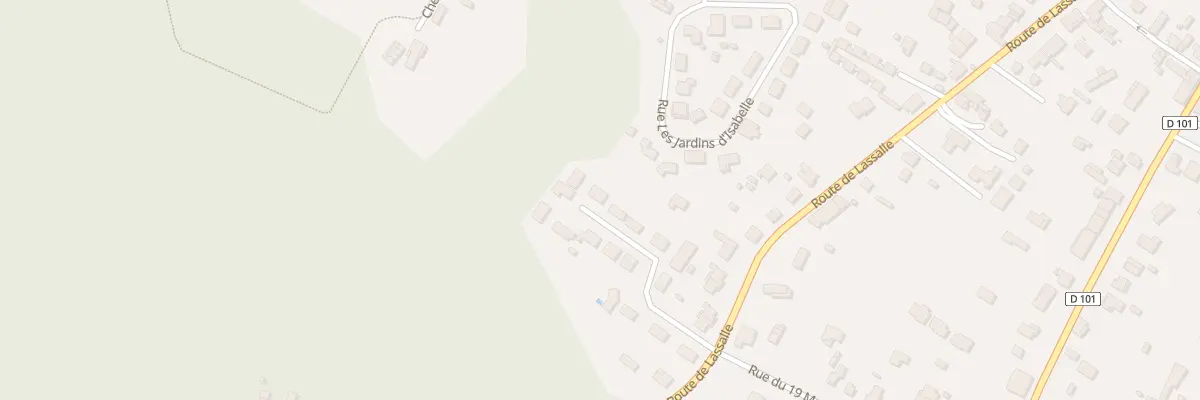Plan du 6 Rue Les Mendes à Vendays-Montalivet