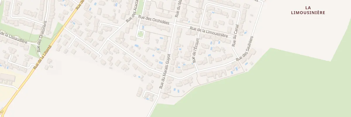 Plan du 40 Rue du Marais Guyot à Villedoux