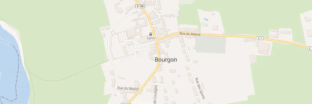 Plan du 6 Rue d’Anjou à Bourgon